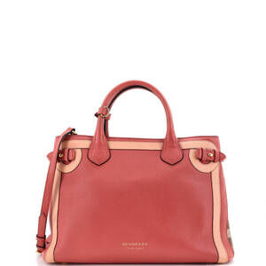 Burberry Banner Tote Leather And House #257010B96B